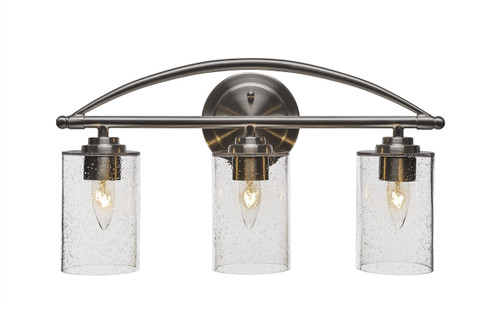 Marquise 3 Light Bath Bar In Brushed Nickel (2403-BN-300)