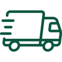 Express delivery truck icon