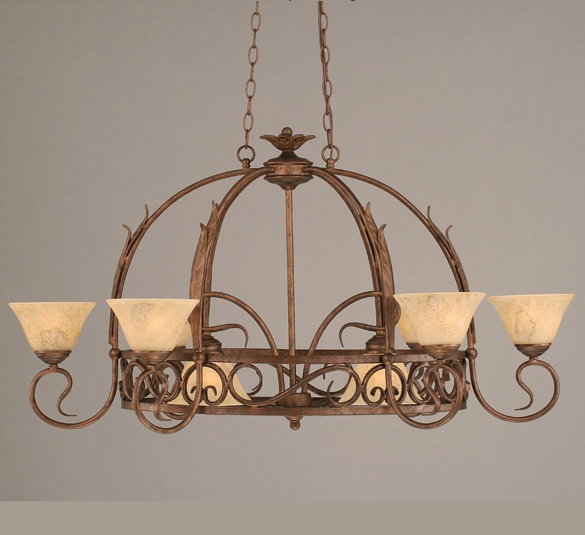 Lighted Hanging Pot Racks