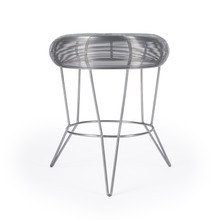 Allen Nickel Plated Finish Accent Table (5633220)