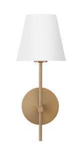 Xavier 1 Light Vibrant Gold Sconce (XAV-B8321-VG)