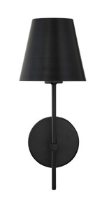 Xavier 1 Light Black Sconce (XAV-B8321-MK)