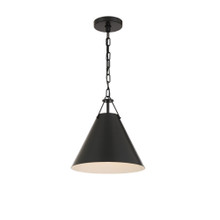 Xavier 1 Light Black Pendant (XAV-B8301-MK)