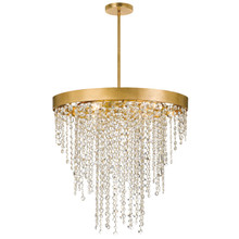 Winham 6 Light Antique Gold Crystal Chandelier (WIN-616-GA-CL-MWP)
