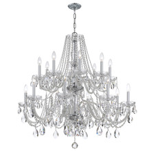 Traditional Crystal 16 Light Polished Chrome Crystal Chandelier (1139-CH-CL-S) Traditional Crystal 16 Light Polished Chrome Crystal Chandelier (1139-CH-CL-S)