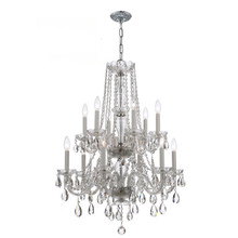 Traditional Crystal 12 Light Polished Chrome Chandelier (1137-CH-CL-MWP) Traditional Crystal 12 Light Polished Chrome Chandelier (1137-CH-CL-MWP)