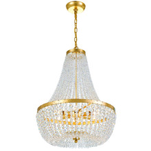 Rylee 6 Light Antique Gold Chandelier (608-GA) Rylee 6 Light Antique Gold Chandelier (608-GA)