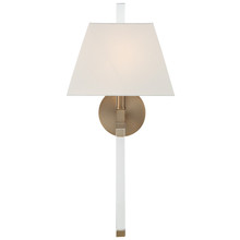 Renee 1 Light Aged Brass Sconce (REN-261-AG) Renee 1 Light Aged Brass Sconce (REN-261-AG)