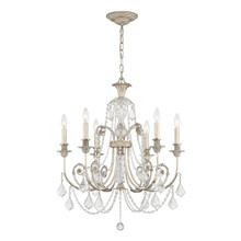 Regis 6 Light Clear Silver Chandelier (5116-OS-CL-S) Regis 6 Light Clear Silver Chandelier (5116-OS-CL-S)