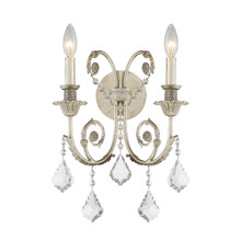 Regis 2 Light Silver Sconce (5112-OS-CL-S) Regis 2 Light Silver Sconce (5112-OS-CL-S)