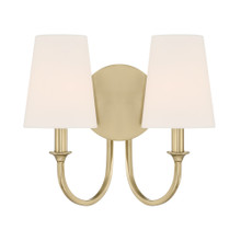 Payton 2 Light Vibrant Gold Sconce (PAY-922-VG) Payton 2 Light Vibrant Gold Sconce (PAY-922-VG)