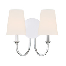 Payton 2 Light Polished Chrome Sconce (PAY-922-CH) Payton 2 Light Polished Chrome Sconce (PAY-922-CH)