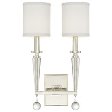 Paxton 2 Light Polished Nickel Sconce (8102-PN) Paxton 2 Light Polished Nickel Sconce (8102-PN)