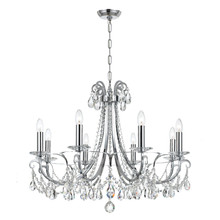 Othello 8 Light Polished Chrome Chandelier (6828-CH-CL-MWP) Othello 8 Light Polished Chrome Chandelier (6828-CH-CL-MWP)