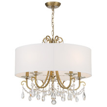 Othello 5 Light Vibrant Gold Chandelier (6625-VG-CL-MWP) Othello 5 Light Vibrant Gold Chandelier (6625-VG-CL-MWP)
