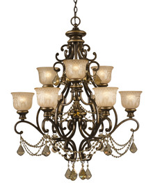 Norwalk 9 Light Chandelier (7509-BU-GT-MWP) Norwalk 9 Light Chandelier (7509-BU-GT-MWP)