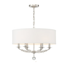 Mirage 6 Light Polished Nickel Chandelier (8016-PN) Mirage 6 Light Polished Nickel Chandelier (8016-PN)