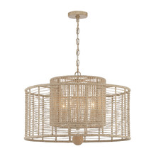 Jayna 4 Light Burnished Silver Chandelier (JAY-A5004-BS)
