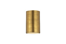 Harley 1 Light Flush Mount in Rubbed Brass (2302F1-RB)