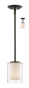 Willow 1 Light Mini Pendant in Olde Bronze (426MP-OB)