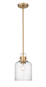Kinsley 1 Light Pendant in Heirloom Gold (340P8-HG)