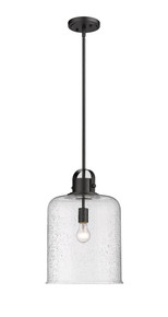 Kinsley 1 Light Pendant in Matte Black (340P12-MB)