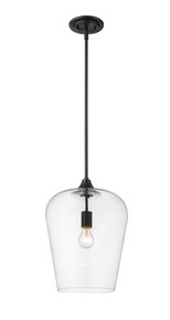 Joliet 1 Light Pendant in Matte Black (473P12-MB)