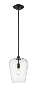 Joliet 1 Light Pendant in Matte Black (473P9-MB)
