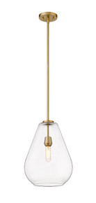Ayra 1 Light Pendant in Olde Brass (488P12-OBR)