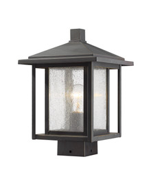 Aspen 1 Light Outdoor Post Mount Fixture in Oil Rubbed Bronze (554PHMS-ORB)
