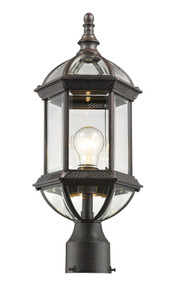 Annex 1 Light Outdoor Post Mount in Rust (563PHM-RT)