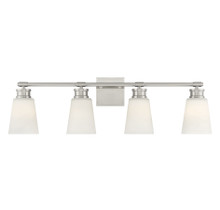 4-Light Bathroom Vanity Light in Brushed Nickel (M80056BN)