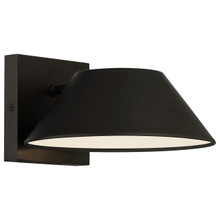 Solano Black Outdoor LED Wall Light (20133LEDDMG-BL)