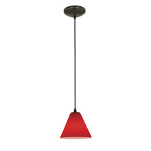 Martini Oil Rubbed Bronze LED Pendant (28004-3C-ORB/RED)