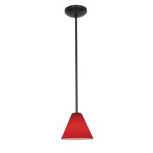 Martini Oil Rubbed Bronze Pendant (28004-1R-ORB/RED)