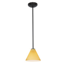 Martini Oil Rubbed Bronze LED Pendant (28004-3R-ORB/AMB)