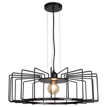 Wired Black LED Pendant (23890LEDDLP-BL)