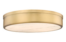 Anders 3 Light Flush Mount in Rubbed Brass (1944F22-RB-LED)