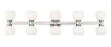 Artemis 10 Light Vanity in Brushed Nickel (494-10V-BN)