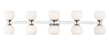 Artemis 10 Light Vanity in Chrome (494-10V-CH)