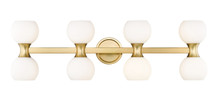 Artemis 8 Light Vanity in Modern Gold (494-8V-MGLD)
