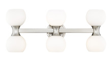 Artemis 6 Light Vanity in Brushed Nickel (494-6V-BN)