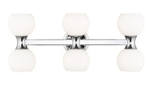 Artemis 6 Light Vanity in Chrome (494-6V-CH)