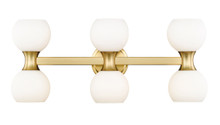 Artemis 6 Light Vanity in Modern Gold (494-6V-MGLD)