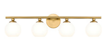 Neoma 4 Light Vanity in Modern Gold (1100-4V-MGLD)