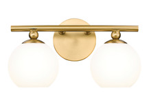 Neoma 2 Light Vanity in Modern Gold (1100-2V-MGLD)