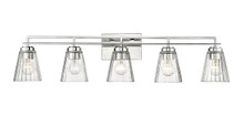 Lyna 5 Light Vanity in Chrome  (823-5V-CH)