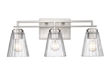 Lyna 3 Light Vanity in Brushed Nickel (823-3V-BN)