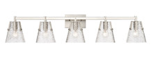Analia 5 Light Vanity in Brushed Nickel (1101-5V-BN)
