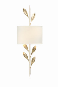 Broche 2 Light Antique Gold Wall Mount (501-GA)